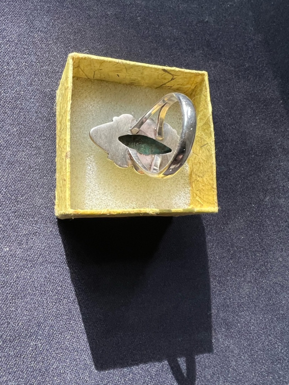 Southwest 925 Sterling silver turquoise ring size 9 - Picture 4 of 4